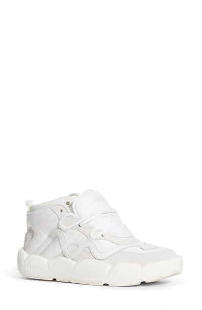 Shop Off-white Optic Chlorine Mid Top Sneaker In Optical White White