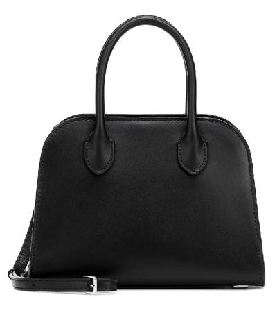 Shop The Row Margaux 7.5 Leather Tote In Black
