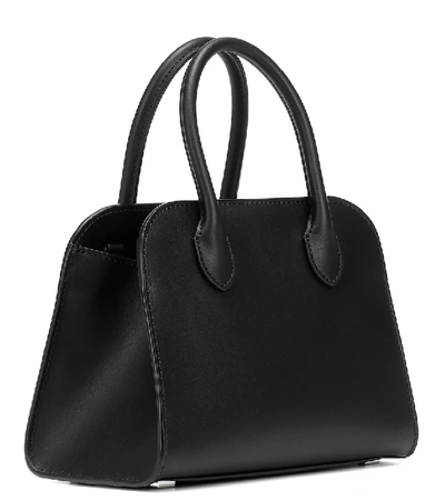 Shop The Row Margaux 7.5 Leather Tote In Black