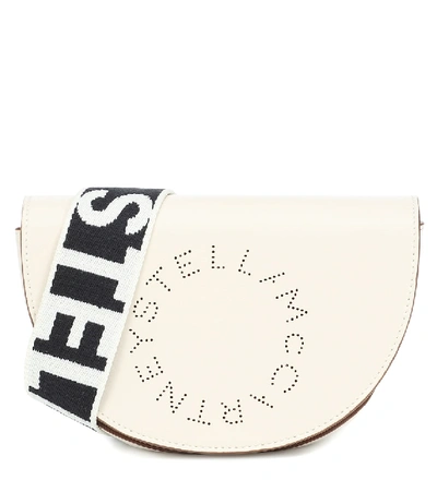 Shop Stella Mccartney Mini Marlee Shoulder Bag In White