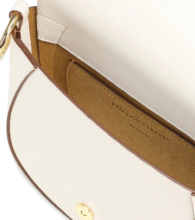 Shop Stella Mccartney Mini Marlee Shoulder Bag In White