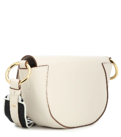 Shop Stella Mccartney Mini Marlee Shoulder Bag In White