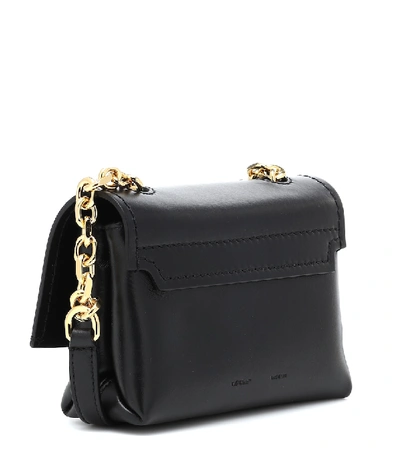 Shop Off-white Soft Binder Clip Small Shoulder Bag In Black