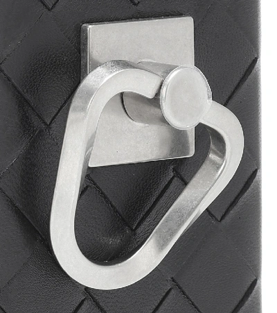 Shop Bottega Veneta Intrecciato Leather Iphone 11 Pro Case In Black