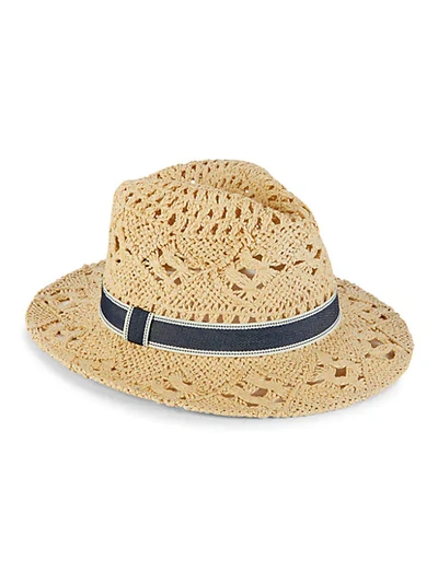 Shop Hat Attack Open-weave Straw Rancher In Tan
