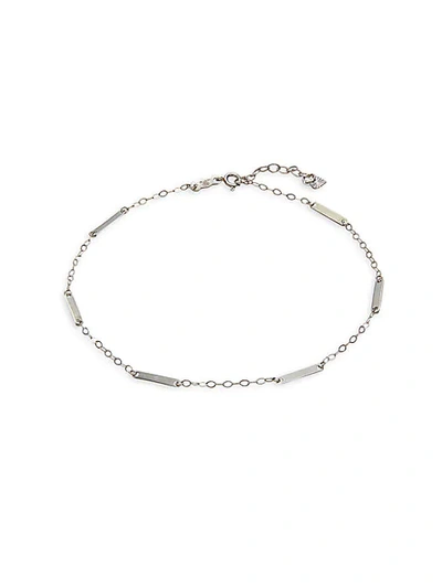 Shop Saks Fifth Avenue 14k White Gold Chain Anklet