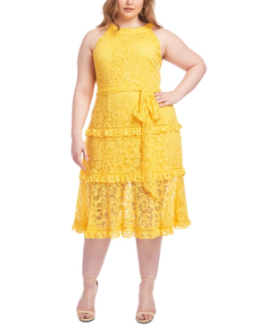 rachel roy yellow dress