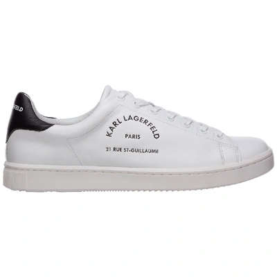 Shop Karl Lagerfeld Rue St Guillaume Sneakers In Bianco
