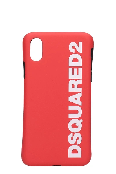 Shop Dsquared2 Iphone / Ipad Case In Red Pvc