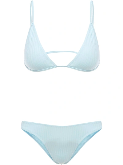 Shop Suahru Honolulu Bikini In Light Blue