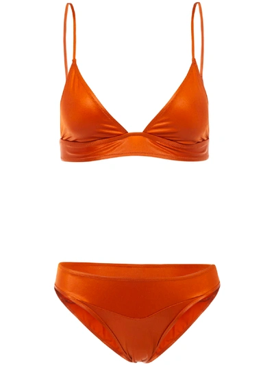 Shop Suahru Barbuda Bikini In Orange