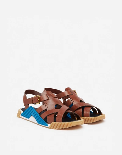 Shop Dolce & Gabbana Ns1 Sandals In Cowhide