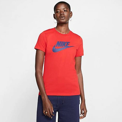 Shop Nike Women's Sportswear Essential T-shirt In Red