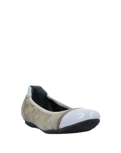 Hogan Ballet Flats In Grey