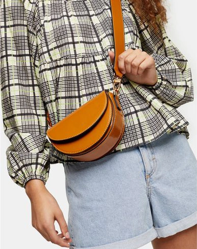 Shop Topshop Handbags In Camel