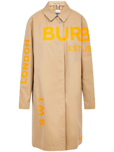 Shop Burberry Trench Coat In Beige