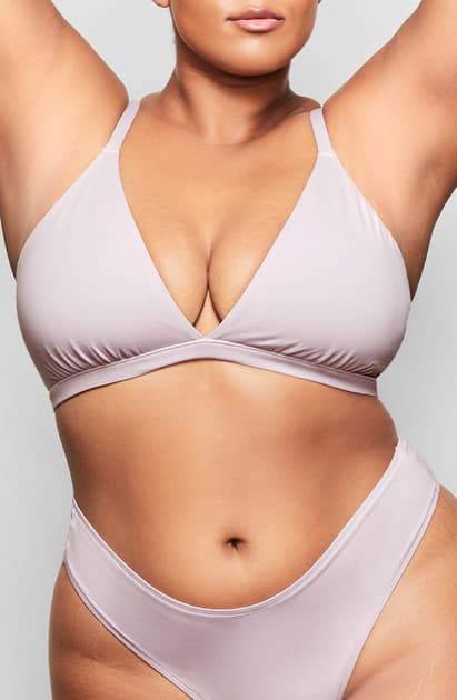 skims cotton triangle bralette