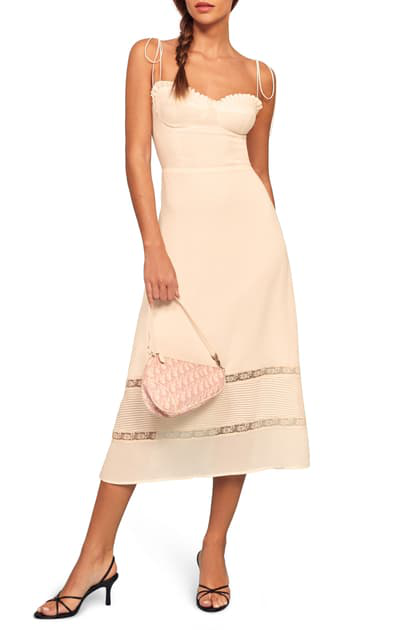 reformation corset dress