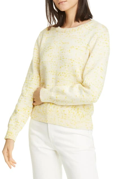Shop A.p.c. Daphne Pima Cotton Sweater In Jaune
