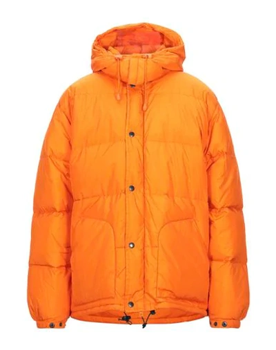 Shop Aspesi Down Jackets In Orange