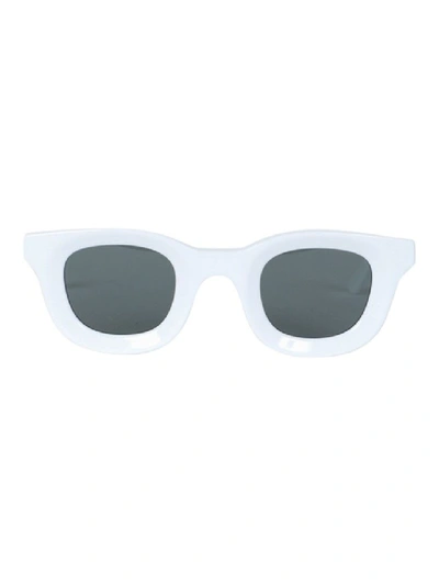 Shop Thierry Lasry X Rhude White Rodeo Sunglasses In Grey
