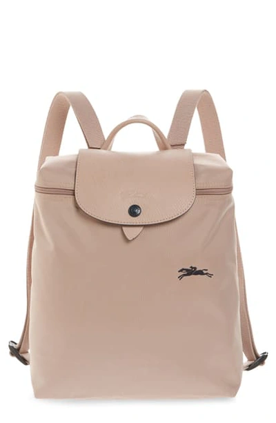 Shop Longchamp Le Pliage Club Backpack In Hawthorn