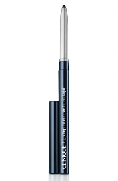 Shop Clinique High Impact Custom Black Kajal Eyeliner Pencil In Blue