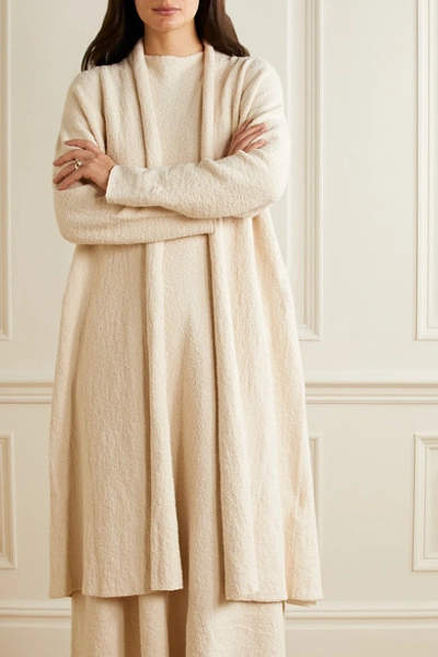 Shop Lauren Manoogian Uzbek Pima Cotton-blend Cardigan In Cream