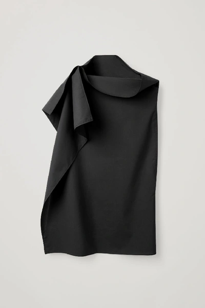 Shop Cos Cotton Versatile Cover Up In Black