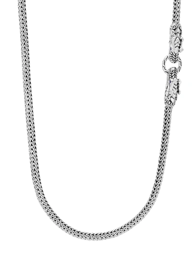 Shop John Hardy 'legends Naga' Sapphire Sterling Silver Double Head Necklace