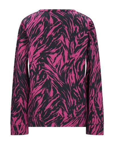 Shop N°21 Woman Sweatshirt Fuchsia Size 4 Cotton In Pink