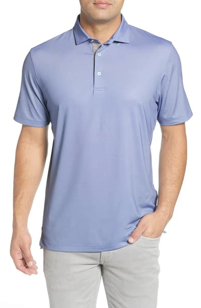 Shop Johnnie-o Robben Classic Fit Performance Polo In Twilight