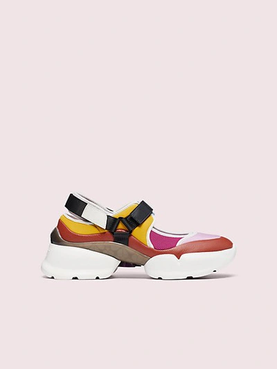 Shop Kate Spade Cloud Cutout Sneakers In Bloom/golden Curry