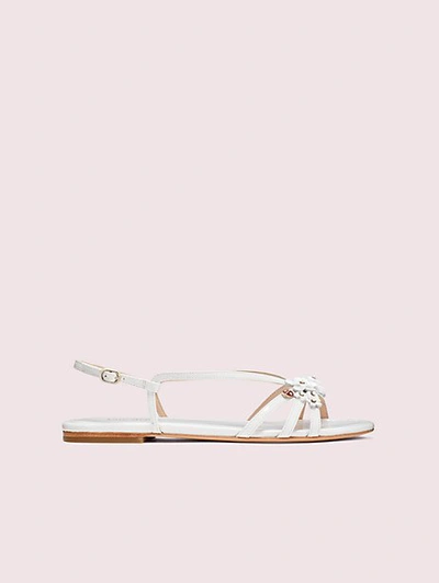 Kate Spade Magnolia Strappy Sandal In Optic White ModeSens