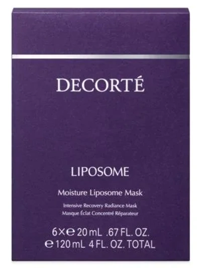 Shop Decorté Liposome Moisture 6-piece Intensive Recovery Radiance Mask Set