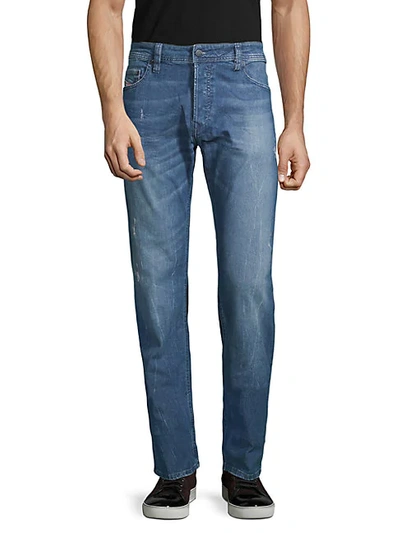 Shop Diesel Safado Regular Slim-straight Jeans In Denim