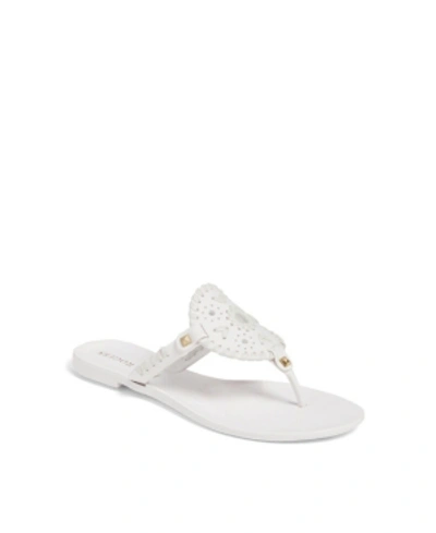 Shop Jack Rogers Women's Georgica Jelly Sandals In White