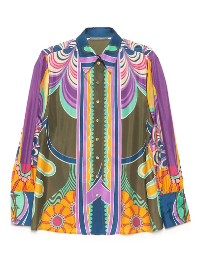 Shop Alberta Ferretti Shirt In Multicolor