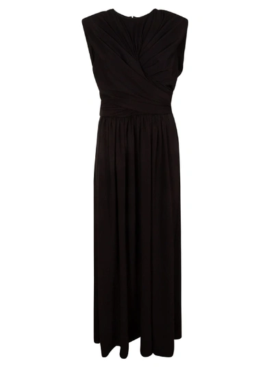 Shop Isabel Marant Guciene Robe In Black