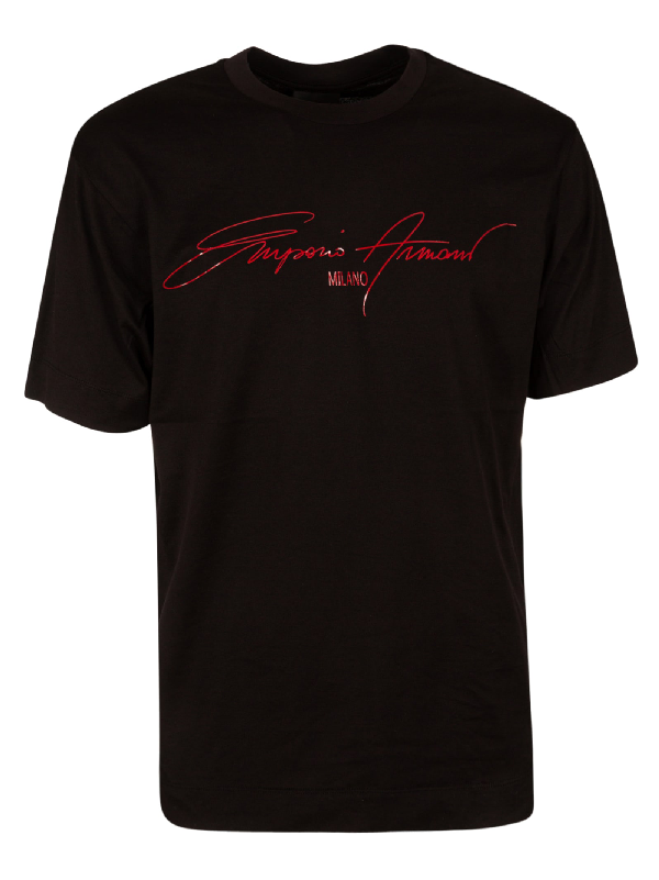 Emporio Armani Signature Print T-shirt 