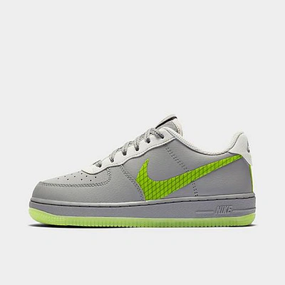 Shop Nike Boys' Little Kids' Force 1 Lv8 3 Casual Shoes In Grey