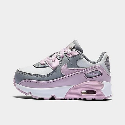 Shop Nike Kids' Toddler Air Max 90 Casual Shoes In Pink/grey