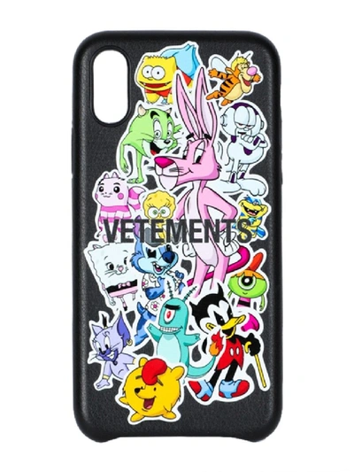 Shop Vetements Monster Sticker Phone Case In Multicolor