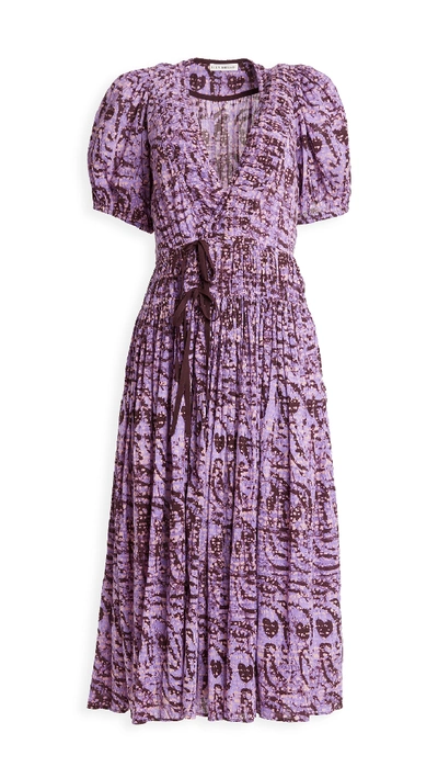 Shop Ulla Johnson Kemala Dress In Lavender