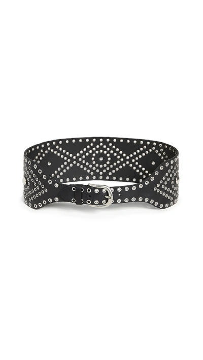 Shop Isabel Marant Woma Belt In Black