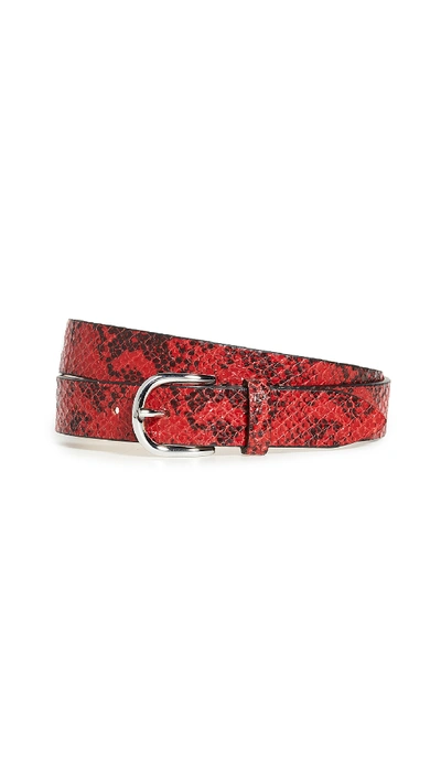 Shop Isabel Marant Zap Belt In Red