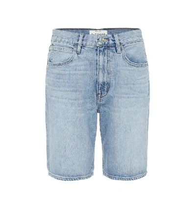 Shop Slvrlake High-rise Denim Shorts In Blue