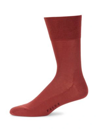 Shop Falke Men's Tiago Socks In Rust
