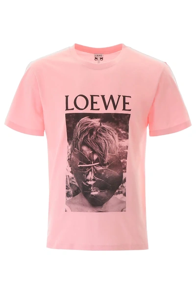 Shop Loewe Photo Print T-shirt In Pink