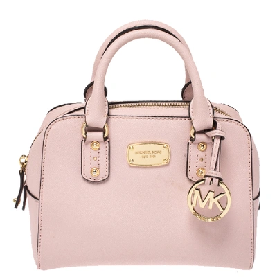 Pre-owned Michael Kors Michael  Pink Leather Mini 2way Crossbody Bag